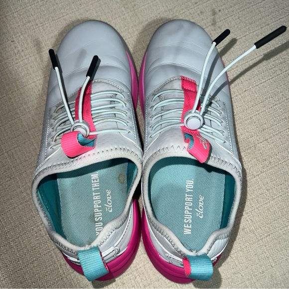 Clove Comfort Nursing / Healthcare Shoes Electron Rose Women size 7.5M Neon Pink - Picture 10 of 11